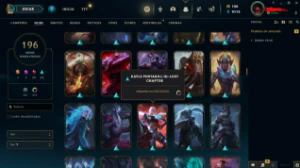 Contal Lol Lvl 405, 196 Skins, Gold 2 Flex - Full Acesso - League of Legends