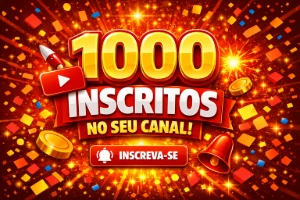 1.000 Incritos Em Seu Canal Do Youtube - Redes Sociais