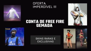 Conta gemada com skins raras 🔥✅