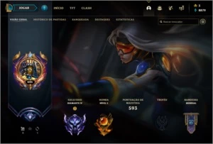 Conta lol todos campeões 800 skins, diamante honra 5 - League of Legends