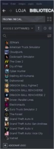 Conta Steam com 115 jogos