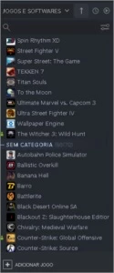 Conta Steam com 115 jogos