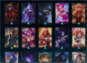 Conta 157 skins platina + 8k de rp 250 reais - League of Legends LOL