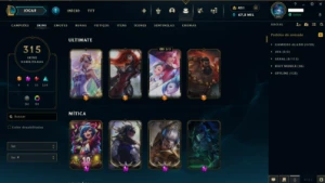 conta lol/valorant com bastante skin - League of Legends