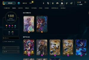 Conta Lol 188 Skins / Esmeralda 3 - 68 PDL ( Mmr Alto ) - League of Legends