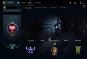 CONTA LOL DIAMANTE 4 - League of Legends