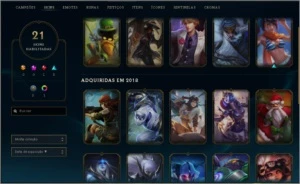 CONTA LOL DIAMANTE 4 - League of Legends