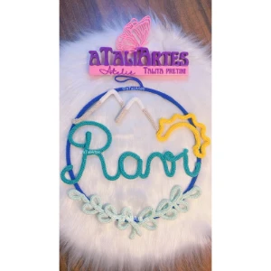 Porta Maternidade Montanha Personalizada em Tricotin - Artesanato e Personalizados