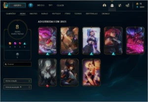 Conta Platina I League of Legends, mmr ruim, level 49 LOL