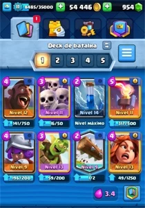 CONTA MUITO BOA CLASH ROYALE