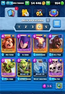 CONTA MUITO BOA CLASH ROYALE