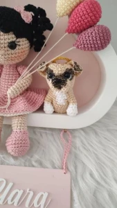 Enfeite de Porta Maternidade Menina - Artesanato e Personalizados