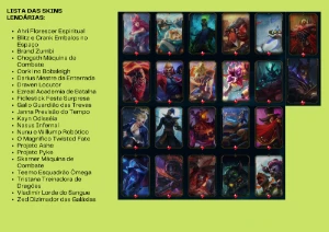 Conta do LOL (179 SKINS) - League of Legends