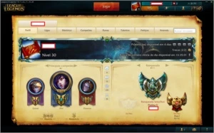 Conta Platina V - 117 Champions - 85 Skins - League of Legends LOL