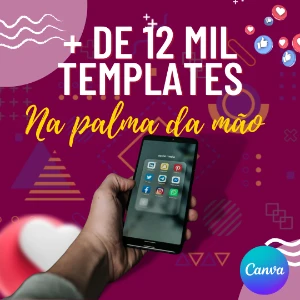 + de 12000 Templates do canva para Designers - Serviços Digitais