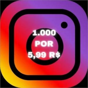 SEGUIDORES INSTA 5,99 POR 1.000 - Redes Sociais