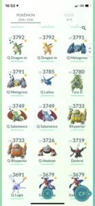 Conta Top 90 milhões XP - Pokémon