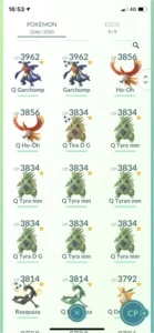 Conta Top 90 milhões XP - Pokémon