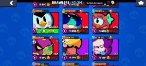 Conta brawl stars com 3 lendários e skins lendária do dyna