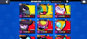 Conta brawl stars com 3 lendários e skins lendária do dyna