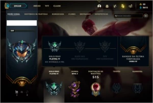 CONTA PLATINA 224 SKINS FULL CHAMPS - League of Legends LOL