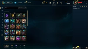 CONTA LOL LEAGUE OF LEGENDS 560 SKINS