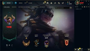 CONTA LOL LEAGUE OF LEGENDS 560 SKINS