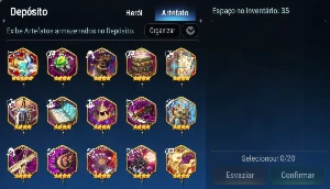 Conta Epic Seven Boss Arunka + 6 ML5  - Outros