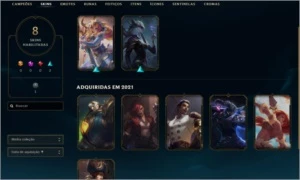 CONTA PLATINA 2 SMURF 62% WR - League of Legends LOL