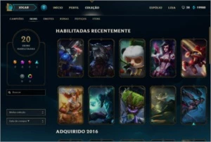 CONTA LOL NÍVEL 31 UNRANKED - 48 CAMPEOES - 20 SKINS - League of Legends