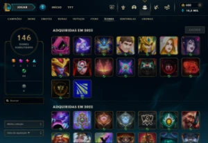 Conta De Lol Lvl 200+, 100+ Skins - League of Legends
