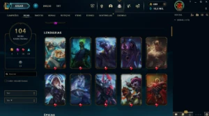 Conta De Lol Lvl 200+, 100+ Skins - League of Legends