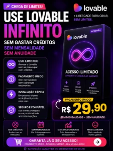 Lovable 180 dias Créditos - Inteligência Artificial