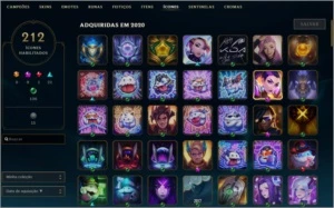 CONTA LOL DIAMANTE 4 / 203 SKINS - League of Legends