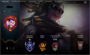 CONTA LOL DIAMANTE 4 / 203 SKINS - League of Legends