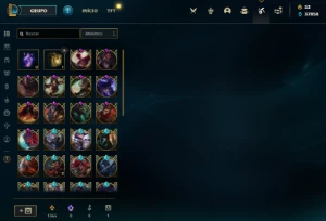 Conta lol criada em 2012 - 420 skins - League of Legends