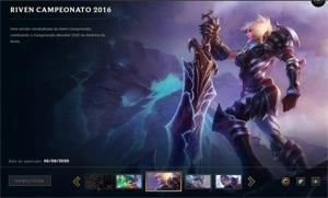 Conta de League of legends LOL