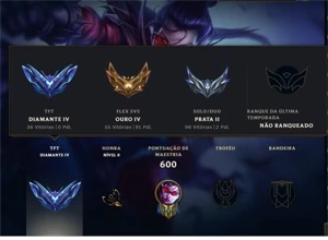 Conta de League of legends LOL