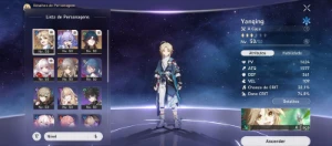 Conta de honkai star rail, com blade, clara, yanqing e bailu - Outros
