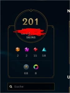 CONTA LOL 200 SKINS / PLATINA ULTIMA SEASON (MERCADO PAGO) - League of Legends