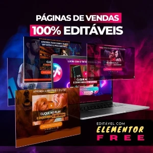 +500 Páginas De Vendas 100% Editáveis - Outros