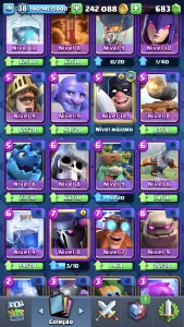 Conta Clash royale nível 38