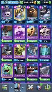 Conta Clash royale nível 38