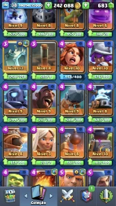 Conta Clash royale nível 38