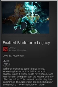 ARCANA JUGGERNAUT DOTA 2 ESTILOS DESBLOQUEADOS