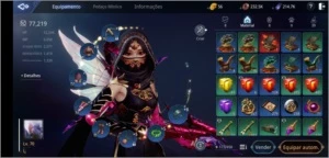 Servidor 113 conto tem couro epico pet epico 240 status verm - MIR4
