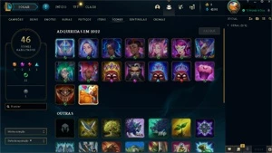 Conta Platina MMR ALTO VARIOS CHAMPS EMAIL NÂO CONFIRMADO - League of Legends LOL