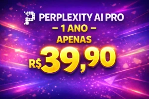 Perplexity AI PRO Chat GPT 5.2 - 1 ano - 30 dias de Garantia