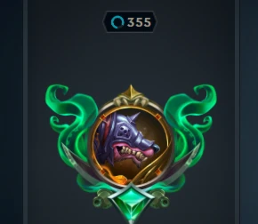 CONTA DE LOL LVL355, MMR de esmeralda, 99 skins - League of Legends