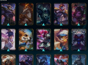 CONTA DE LOL LVL355, MMR de esmeralda, 99 skins - League of Legends